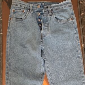 Levi's 501® Skinny Light Blue Denim Jeans